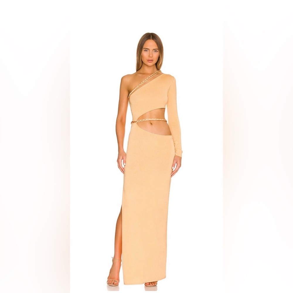 Atoir Peach Maxi Skirt